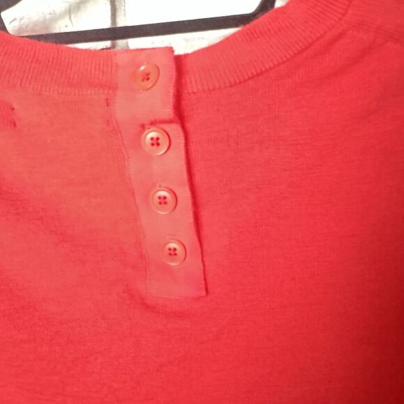 Banana Republic Womens 100% Merino Wool Lightweight Sweater Medium Coral Classic - Picture 5 of 5